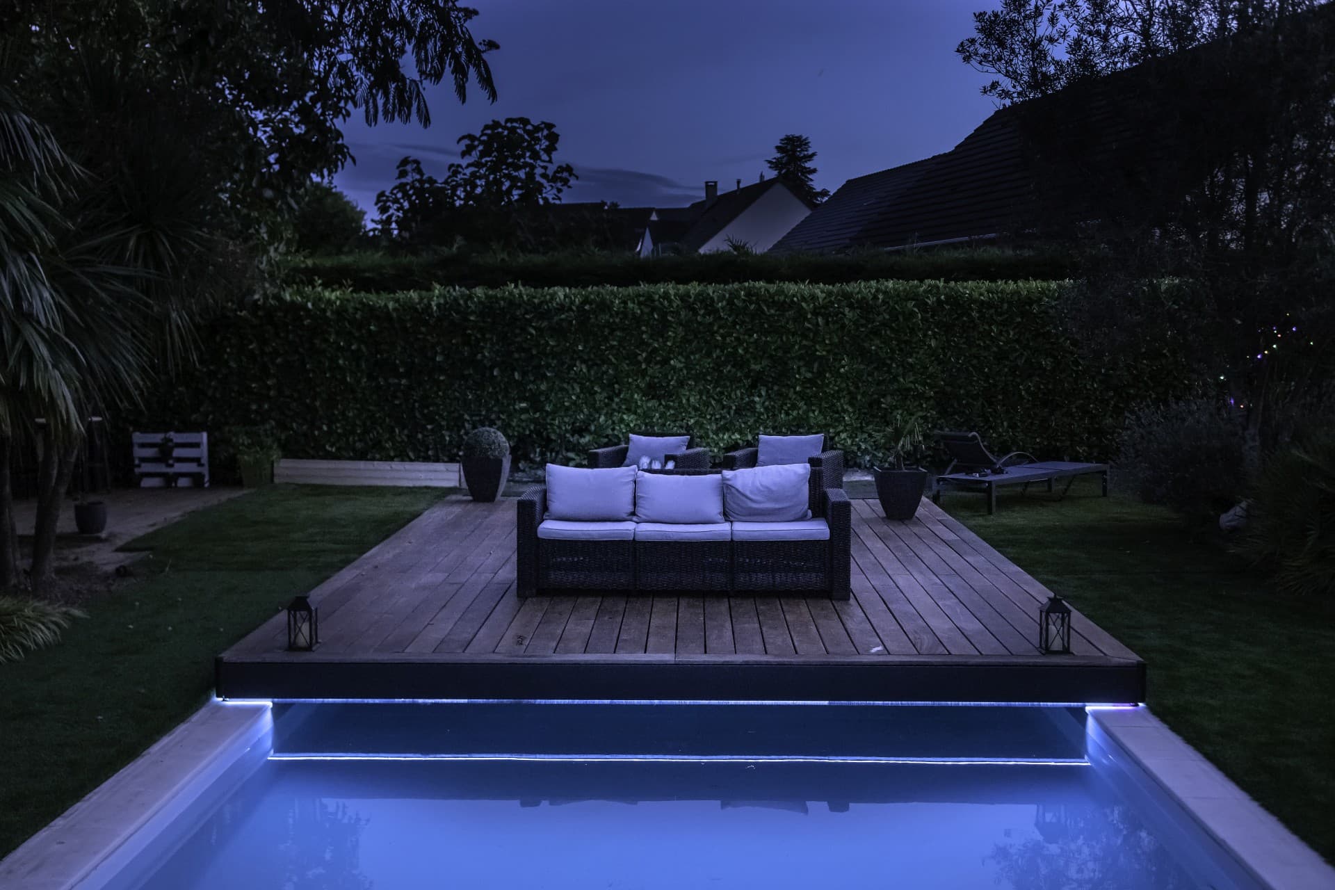 Escale Deck terasz medencefedés