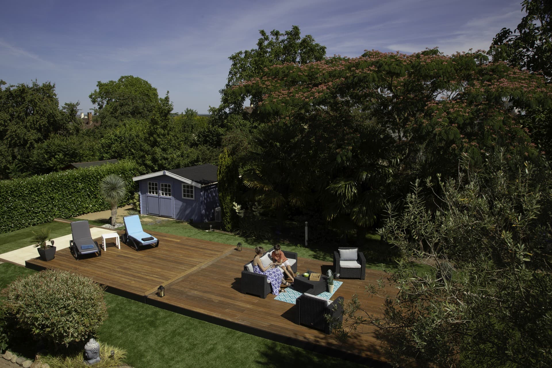 Escale Deck terasz medencefedés